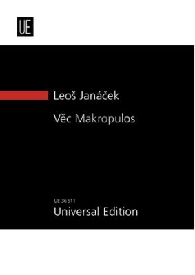 Janacek Die Sache Makropulos (The Makropoulos Affair) Study Score