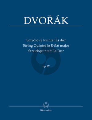 Dvorak Quintet E-flat major Op.97 2 Vi.-2 Va.-Vc Study Score