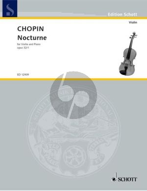 Chopin Nocturne H-Dur Op.32 No.1 Violine-Klavier