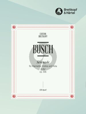 Busch Serenade A-major Op.53b Clarinet[A]-Violin-Viola