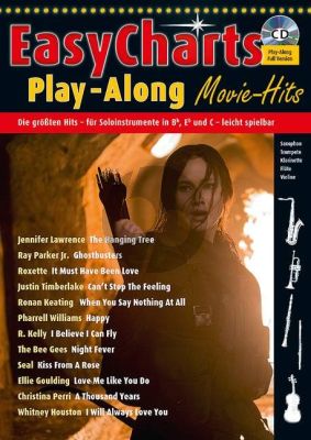 Easy Charts Play-Along Movie Hits (all C.-Bb-Eb. Instr.) (Bk-Cd) (arr. Uwe Bye)