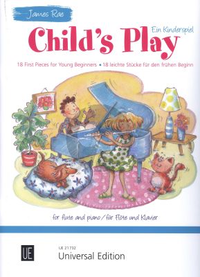 Rae Child's Play (18 first pieces for young beginners) Flute-Piano