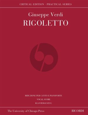 Verdi Rigoletto Vocal Score (edited by M.Chusid)