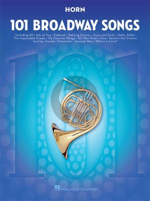 101 Broadway Songs for Horn