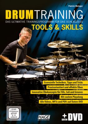 Metzger Drum Training Tools & Skills (Das ultimative Trainingsprogramm für das Schlagzeug) (Buch-DVD)