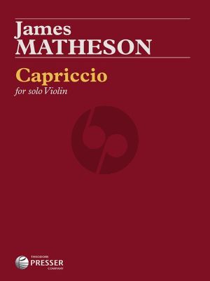 Matheson Capriccio Violin solo