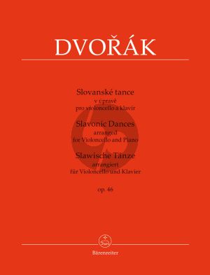 Dvorakl Slavonic Dances Op.46 Violoncello-Piano (transcr. by Jirí Gemrot)