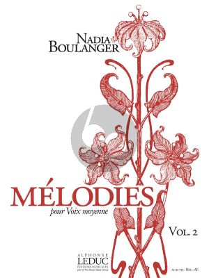 Boulanger Melodies Vol.2 (Voix Moyenne)