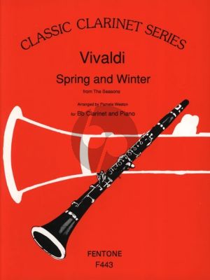 Vivaldi Spring and Winter from 4 Seasons for Clarinet and Piano (Transcribed by Pamela Weston)