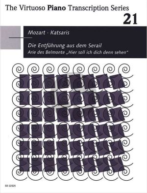 Mozart Hier soll ich dich denn sehen (Arie des Belmonte aus Die Entführung aus dem Serail) Piano solo (transcr. by Cyprien Katsaris)