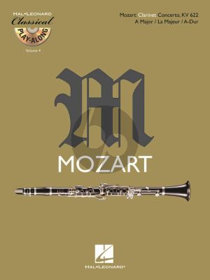 Mozart Clarinet Concerto A-major KV 622 Clarinet Play-Along (BK-Cd)