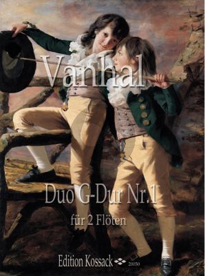 Vanhal Duo No.1 G-dur 2 Flöten (Part./Stimmen)