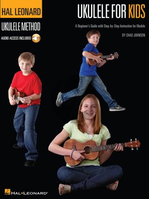 Johnson Hal Leonard Ukulele Method for Kids (A Beginner's Guide with Step-by-Step Instruction for Ukulele) (Book with Audio online)