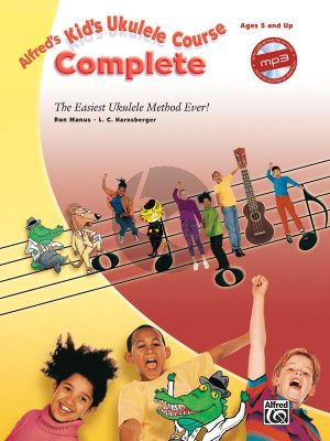 Manus-Harnsberger Alfred's Kid's Ukulele Course Complete (Book with Audio online)
