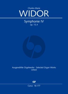 Widor Symphonie No.4 Op.13 Orgel (ed. Georg Koch)