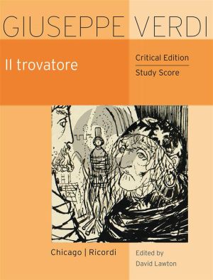 Verdi il Trovatore Study Score (critical edition) (edited by David Lawton) (Ricordi)