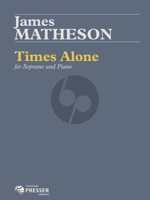 Matheson Times Alone Soprano and Piano