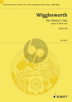 Wigglesworth The Winter's Tale (Opera in three acts based on the play by William Shakespeare) Vocal Score