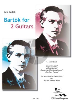 Bartók for 2 Guitars (arr. by Walter Thomas Heyn) (2 perfomance scores)