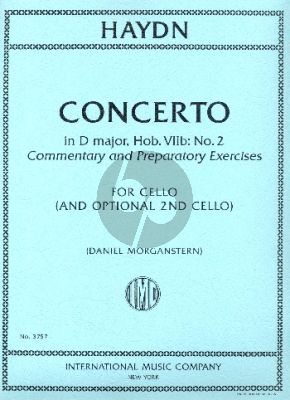 Haydn Concerto D-major Hob. VIIb: No.2 Violoncello with a second Violoncello Part (with commentary and preparatory Exercises by Daniel Morgenstern)