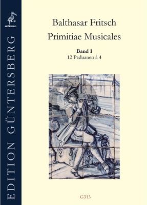 Fritsch Primitiae Musicales Vol.1 12 Paduanen a 4 4 Part Consort (Dcore/Parts) (edited by von Zadow)