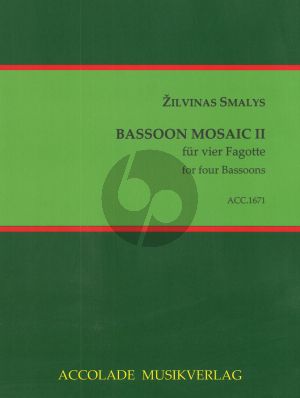 Smalys Bassoon Mosaic II 4 Bassoons (Score/Parts)