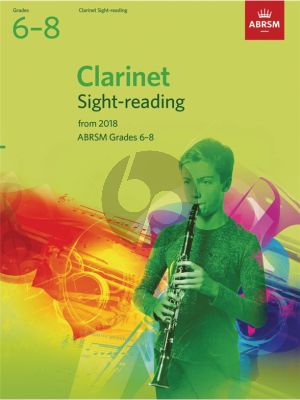 Clarinet Sight-Reading Tests, ABRSM Grades 6–8 from 2018