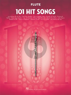 101 Hit Songs for Flute