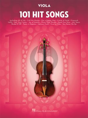 101 Hit Songs for Viola