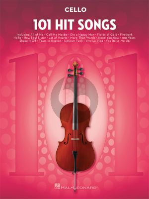 101 Hit Songs for Cello