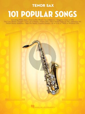 101 Popular Songs for Tenor Sax