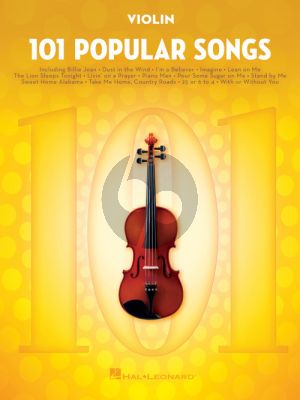 101 Popular Songs for Violin