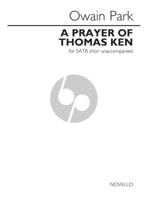 Park Prayer Of Thomas Ken SATB