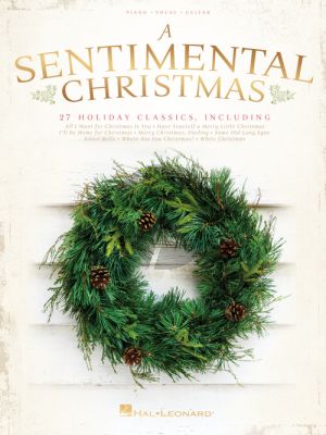 A Sentimental Christmas Book Piano-Vocal-Guitar