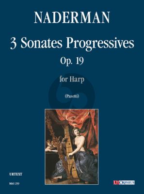 Naderman 3 Sonates Progressives Op.19 for Harp (edited by Anna Pasetti)