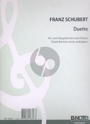 Schubert Duette 2 Singstimmen-Klavier (Friedlaender)