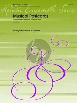 Musical Post Cards for Saxophone Quartet (AATB) (Halferty) (Score/Parts) (Grade 1-3)