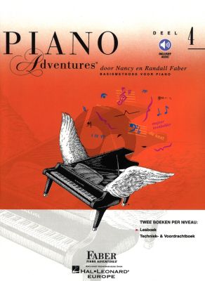 Piano Adventures Lesboek 4 Boek met Audio online Nederlandse editie