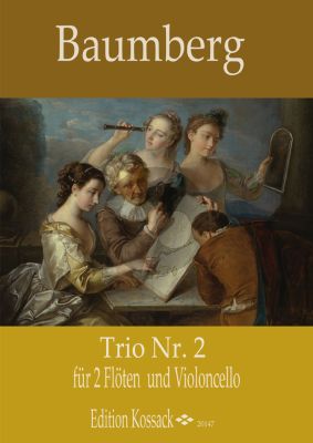 Baumberg Trio Op.1 No.2 2 Flöten-Violoncello[Fagott) (Part./Stimmen)