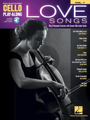 Love Songs (Cello Play-Along Series Vol.7 (Book with Audio online)