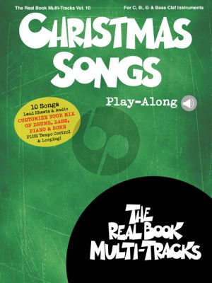 Christmas Songs (Real Book Multi-Tracks Play-Along Vol.9 (for all C-Bb-Eb and Bas clef Instr.) (Book with Audio online)