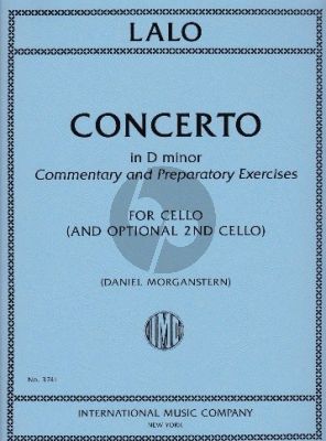 Lalo Cello Concerto d-minor Commentary and Preparatory Exercises Violoncello with 2nd Cello part