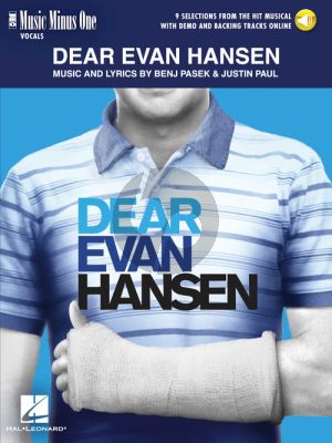 Pasek-Paul Dear Evan Hansen Vocals with Backing Tracks (Book with Audio online) (Music Minus One)