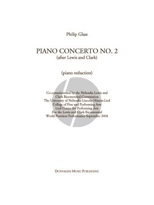 Glass Concerto No.2 Piano-Orchestra (2 piano's red.)