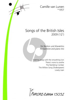 Lunn Songs of the British Isles Baritone Voice with Piano Trio (Score/Parts)