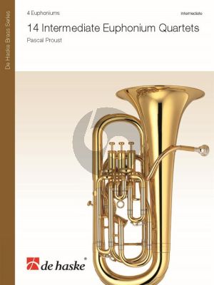 Proust 14 Intermediate Euphonium Quartets (Score/Parts)