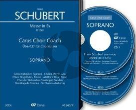 Schubert Messe Es-dur D.950 Soli-Chor Orchester Tenor Chorstimme 3 CD's (Carus Choir Coach)