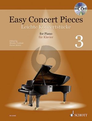Easy Concert Pieces Vol.3 (41 Easy Pieces from 4 Centuries) (Bk-Cd) (edited by Monika Twelsiek and Rainer Mohrs)