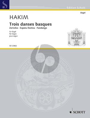 Hakim Trois danses basques Organ