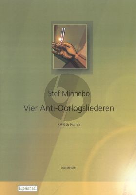 Minnebo 4 Anti-oorlogsliederen SAB-Piano